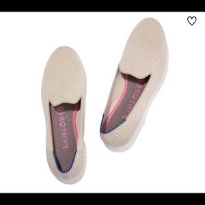 EUC Rothy’s Linen Double-Stitch Loafer, 9.5